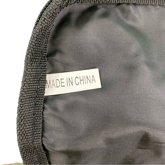 Nadia Rima Black and White Houndstooth Print Collapsable Makeup Bag - Picture 10 of 15